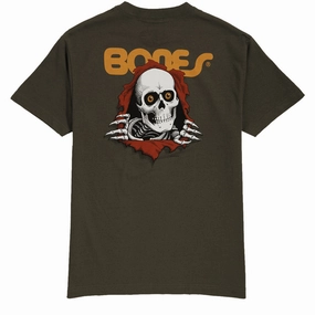 Powell-Peralta Ripper T-Shirt - Military Green II Premium Cotton