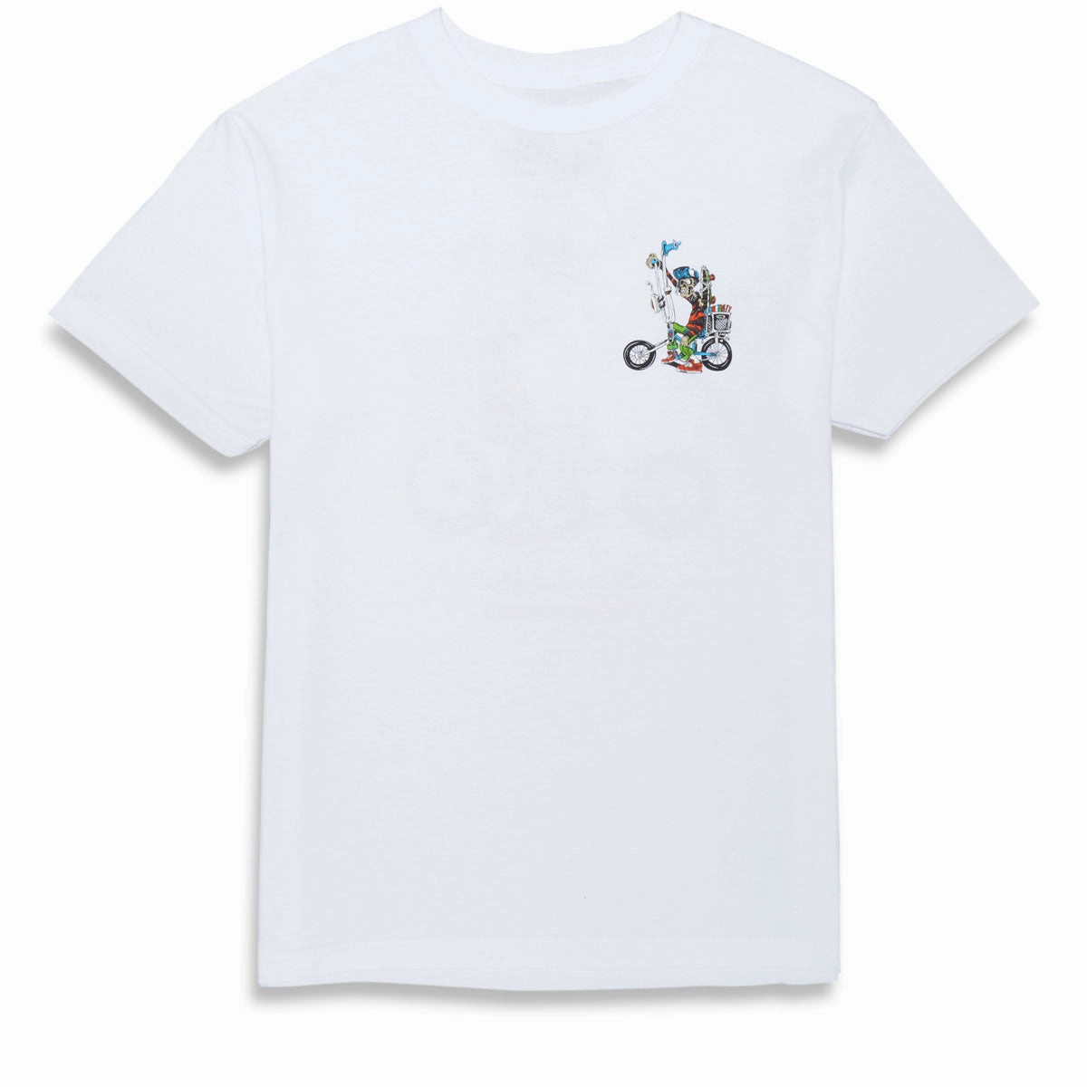 Powell-Peralta Steve Caballero Chopper Bike T-Shirt - White All-Purpose Wear SunProtectionFabric