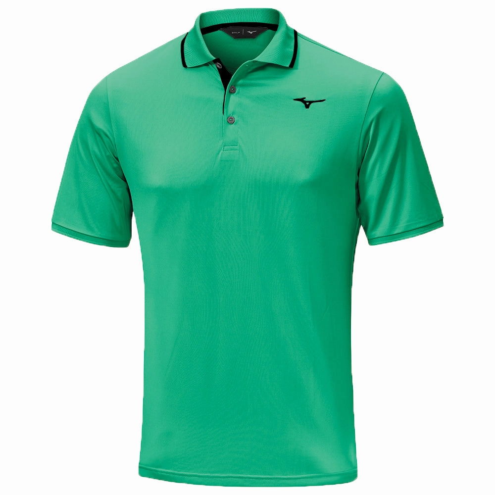 Mizuno Quick Dry Performance Plus Polo Shirt - Mint petite size Friction Free Inner Lining