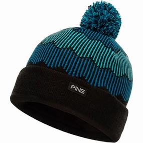 Sport Look Ping Ziggy Bobble Beanie - Black/Blue