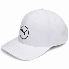 Resort Ready Puma Circle Cat Tech Cap - White Glow