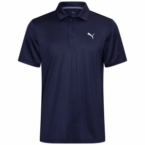 Versatile Top Multi Purpose Wear Puma Premium Tech 3.0 Polo Shirt - Deep Navy Heather