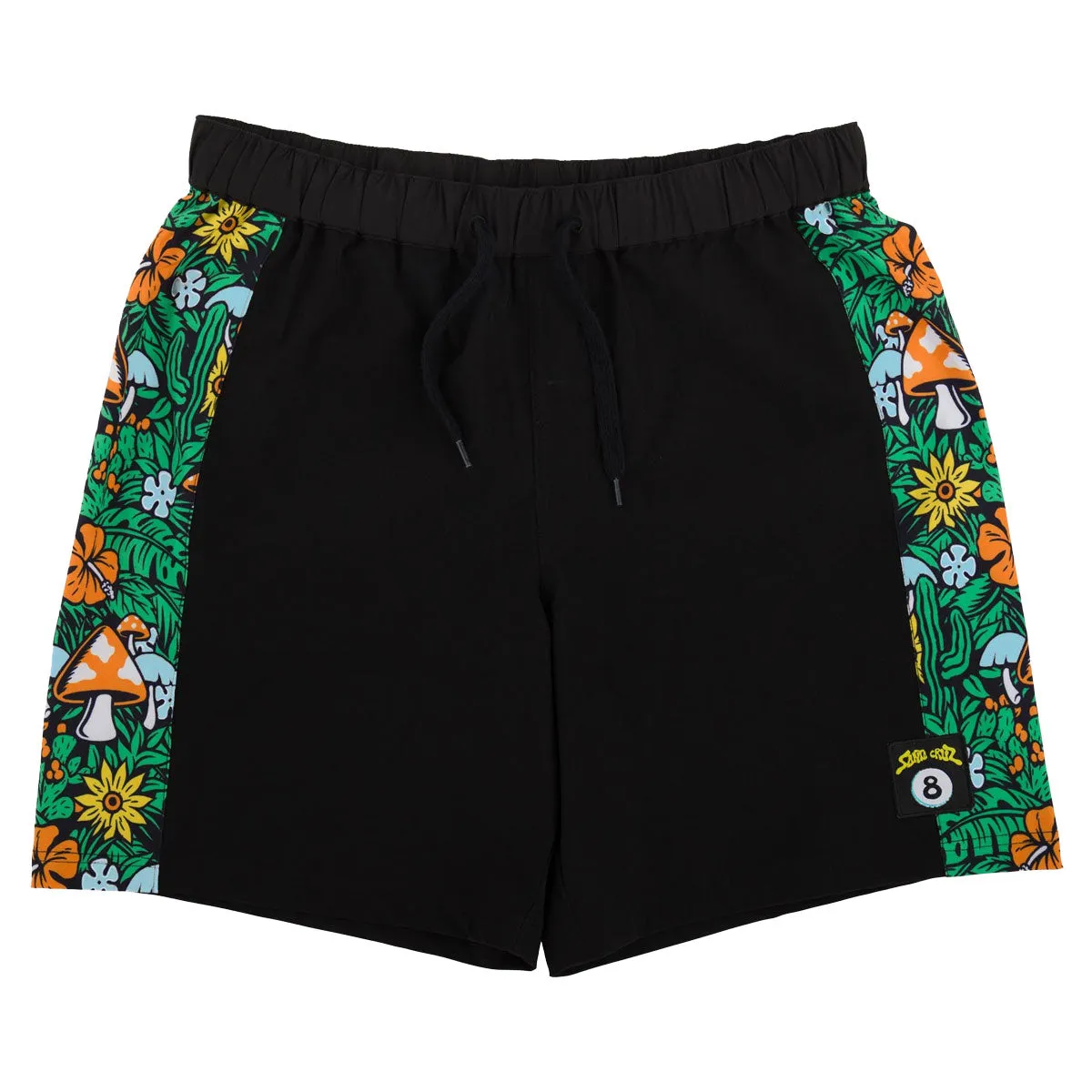 Light Flex Santa Cruz Winkowski 8Baller Panel Boardshorts - Black