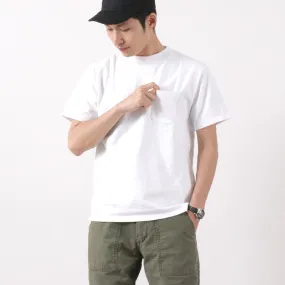 Modern Comfort Style Distressed Hem Finish GOOD ON / Heavy Set-in Sleeve Short Sleeve Pocket T-Shirt