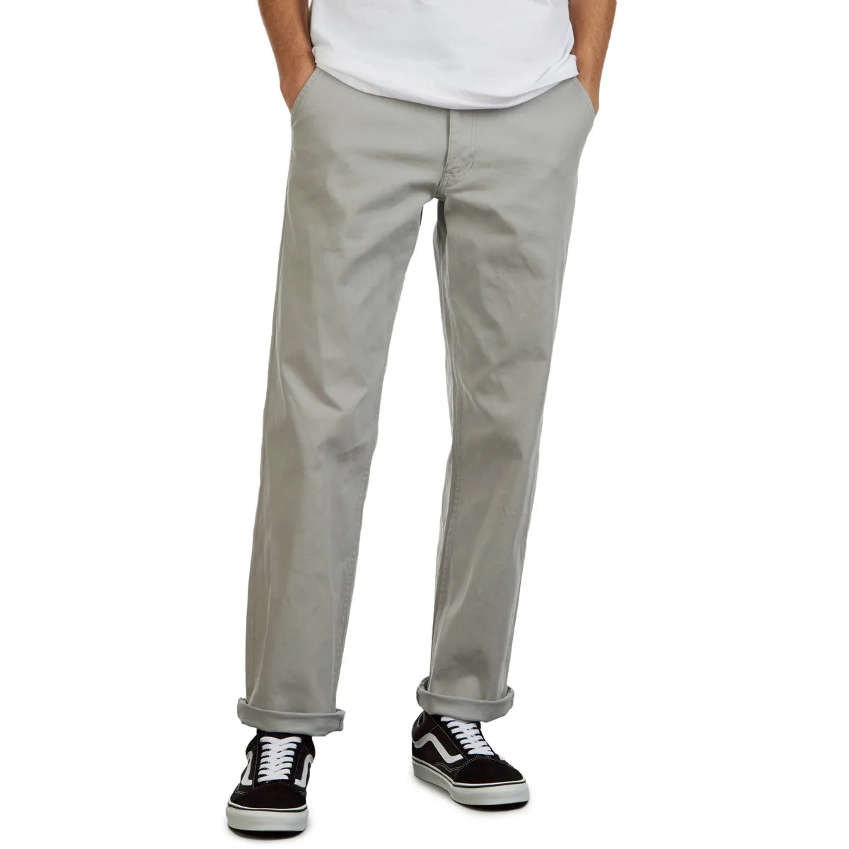 CCS Relaxed Stretch Chino Pants - Dove Grey Sporty Vibe