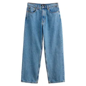 DoubleLayeredHem Vans Check-5 Baggy Denim Jeans - Stonewash Blue 2025