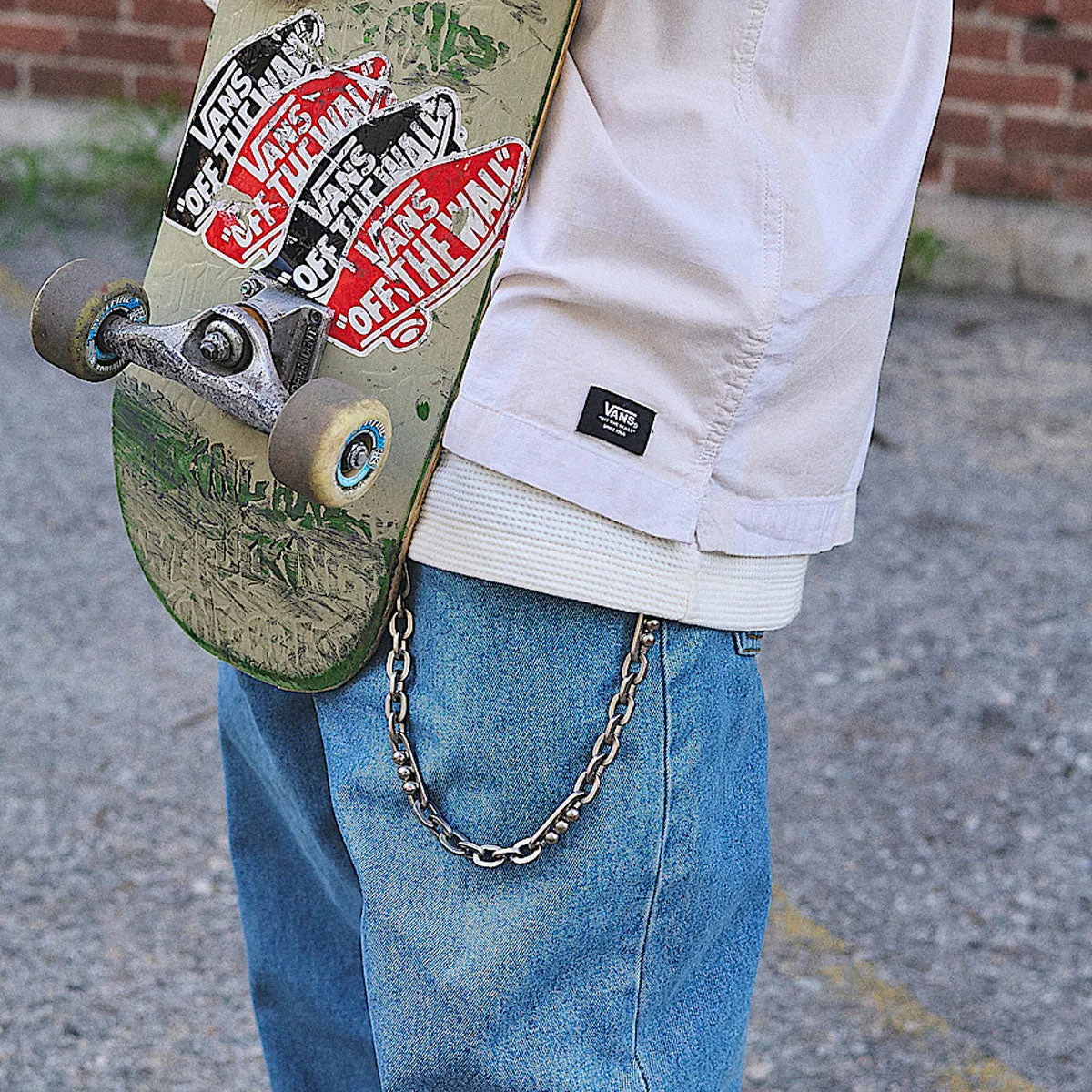 Vans Check-5 Baggy Denim Jeans - Stonewash Blue 2025 City Wear hypoallergenic material