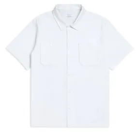 hypoallergenic material Casual Hangout CCS Heavy Cotton Work Shirt - White