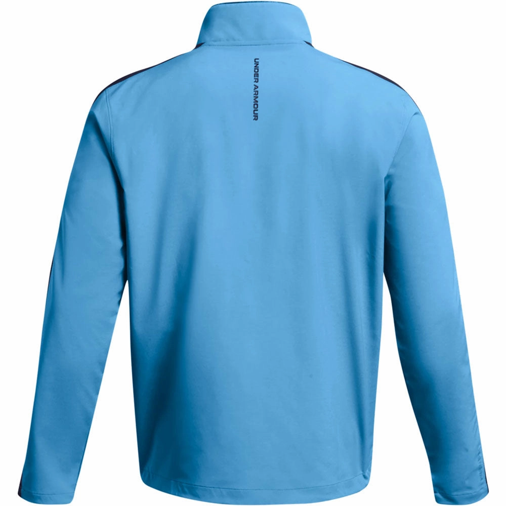 Chill Vibe Under Armour Storm Windstrike 1/2 Zip Pullover - Photon Blue/Midnight Navy/White