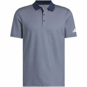 Comfort Apparel adidas Beyond the Course Textured Polo Shirt - Collegiate Navy