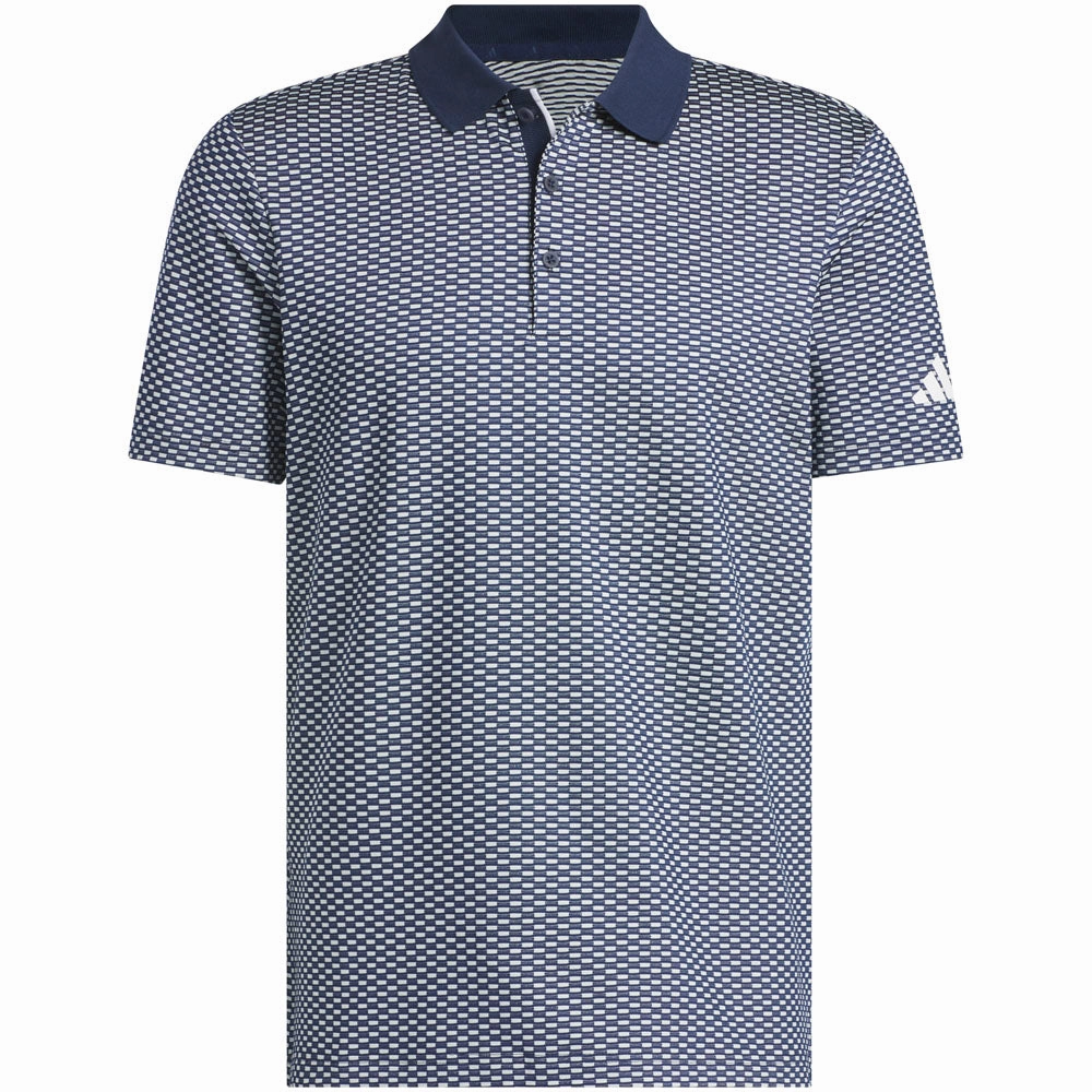 Comfort Apparel adidas Beyond the Course Textured Polo Shirt - Collegiate Navy