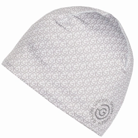 Flat brim Galvin Green Darryl Insula Beanie Hat - Cool Grey/Sharkskin