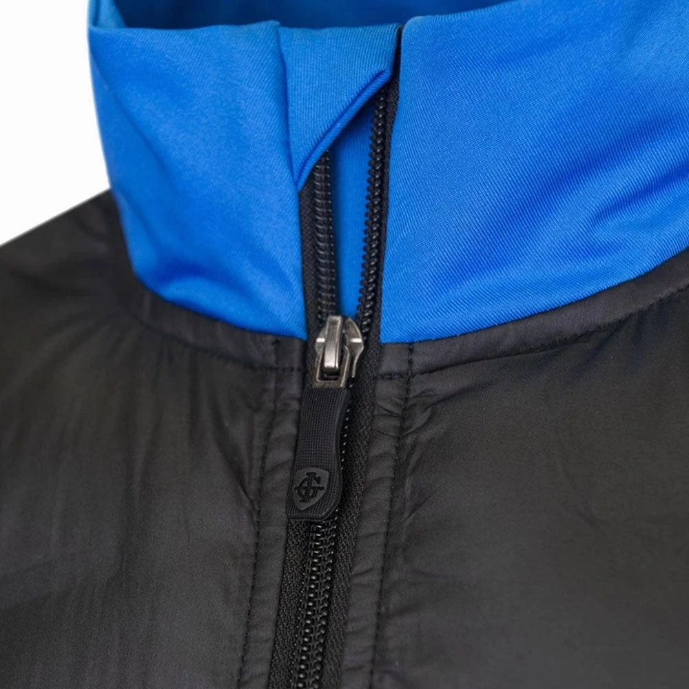 Cozy Outfit product stock Island Green 1/4 Zip Pullover with Padded Yoke - Marine/Black