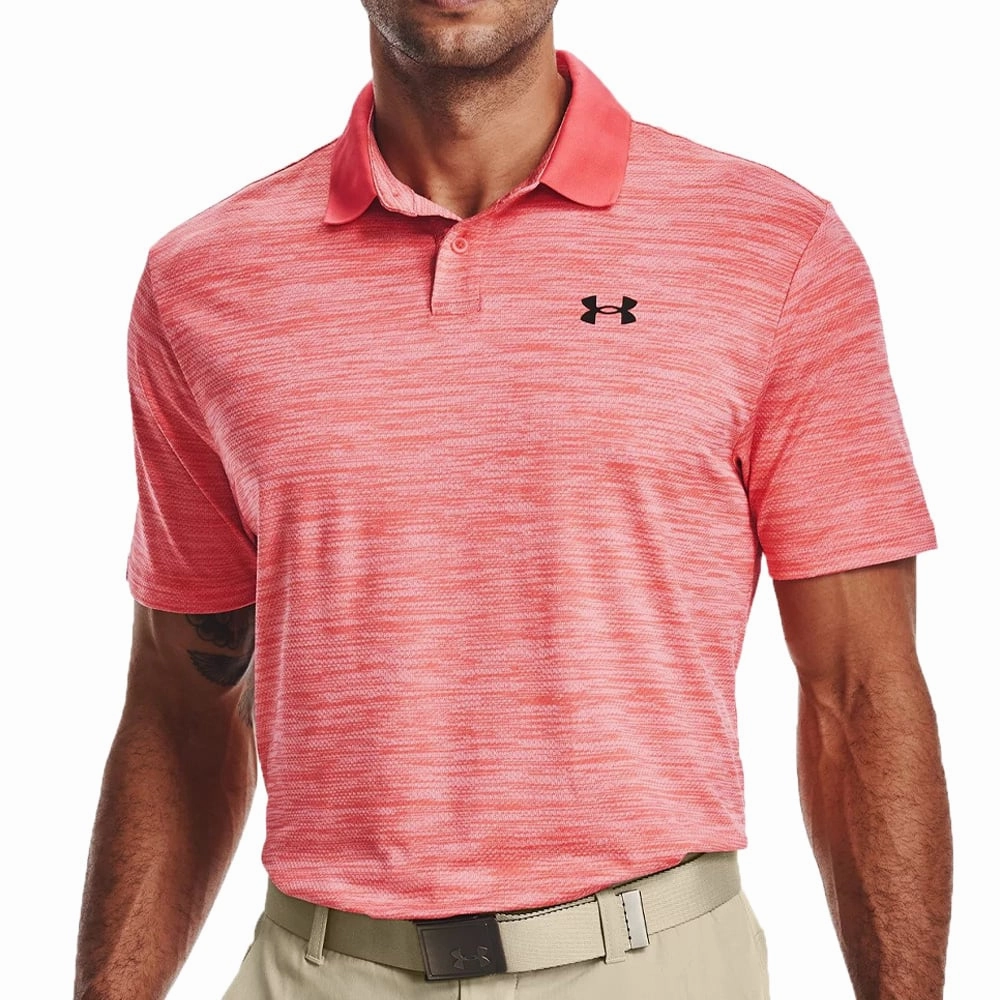 Under Armour Performance 2.0 Golf Polo Shirt - Venom Red Cozy Feel SlimFitDesign