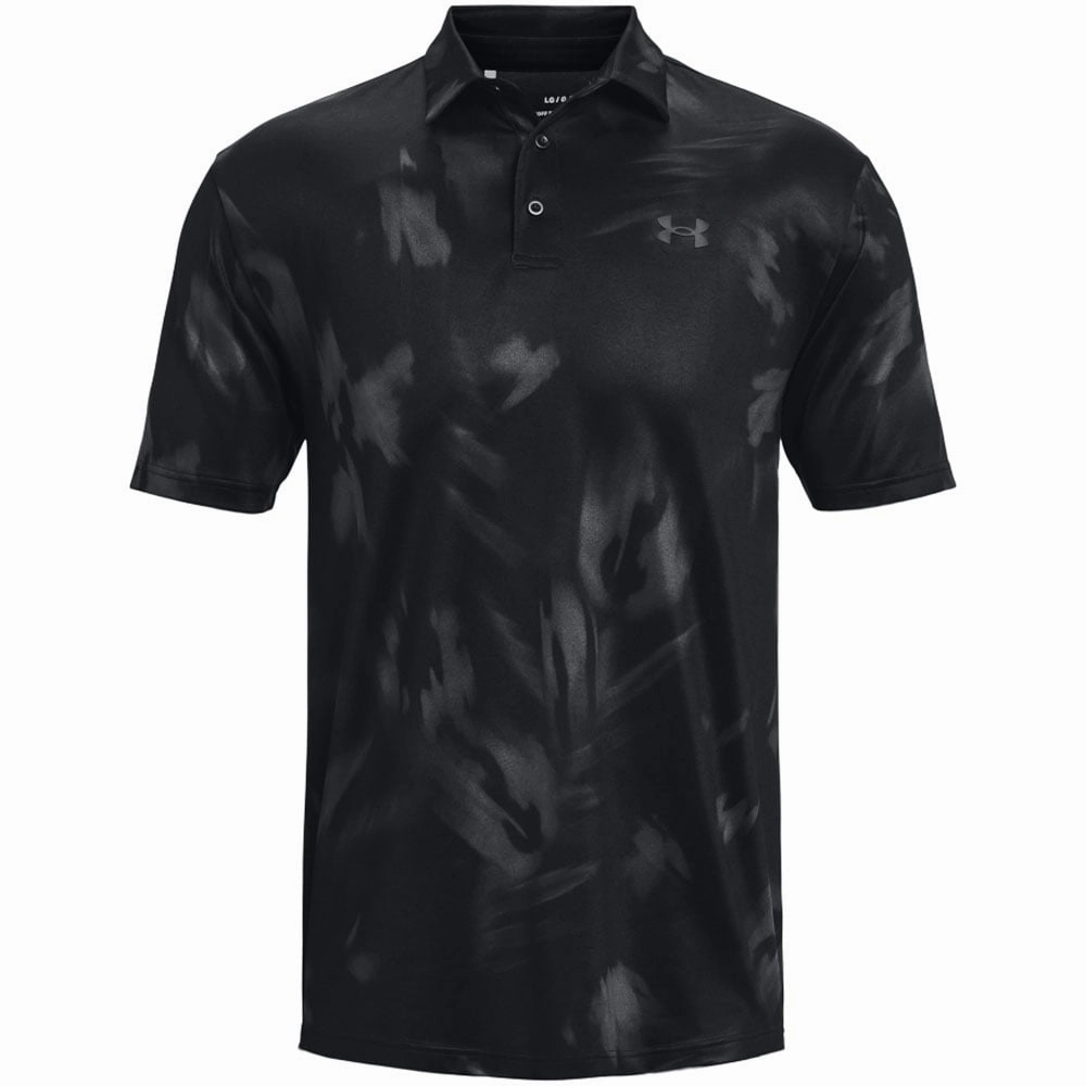 Under Armour Playoff Polo Shirt 2.0 - Black/Grey Smoke Soft and Cozy