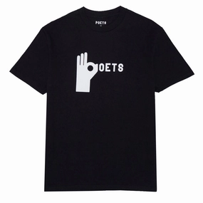 Poets Oh Lala Screened T-Shirt - Black Anti-pilling Layered Look Wear