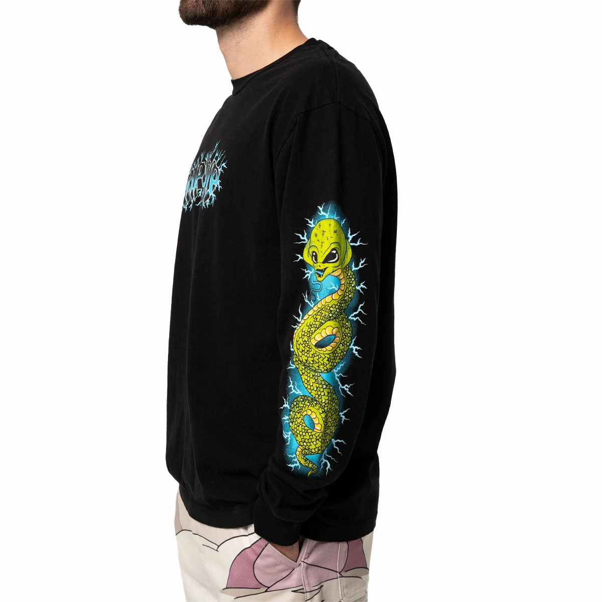 RIPNDIP Skull And Bones Long Sleeve T-Shirt - Black Long sleeved warmth