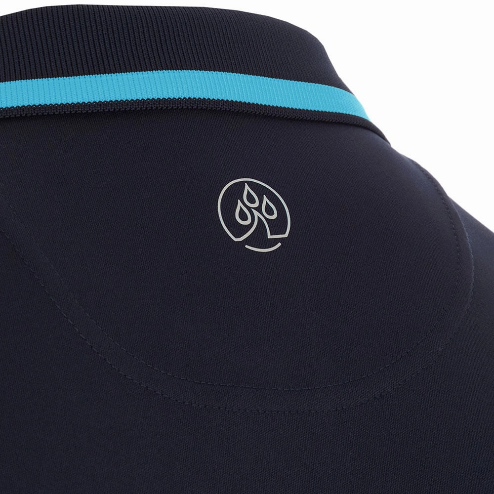 ProQuip Sub7 Plain Polo Shirt - Navy/Azure Street Casual Smart Outfit