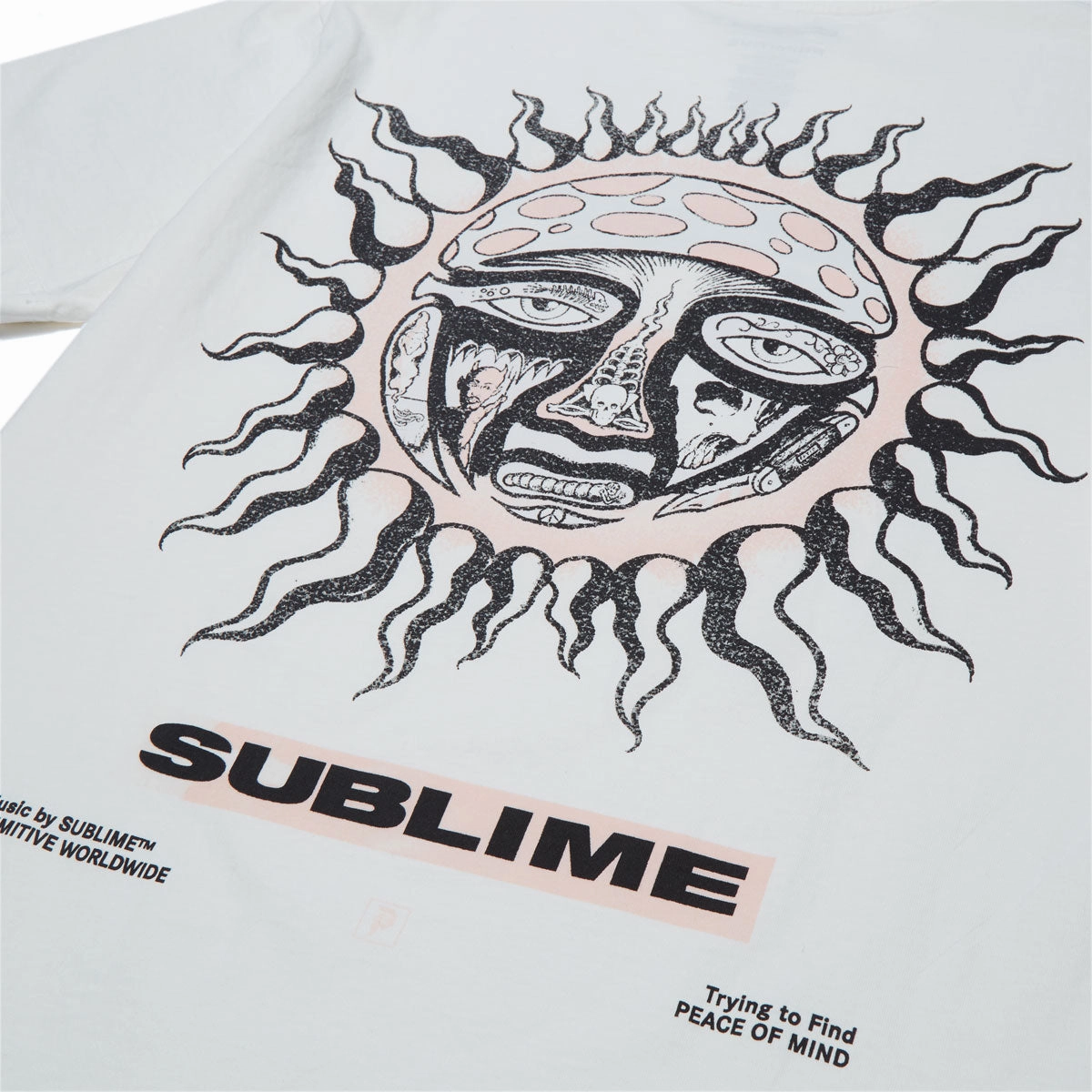 Recycled Polyester Thread Primitive x Sublime Arise T-Shirt - White