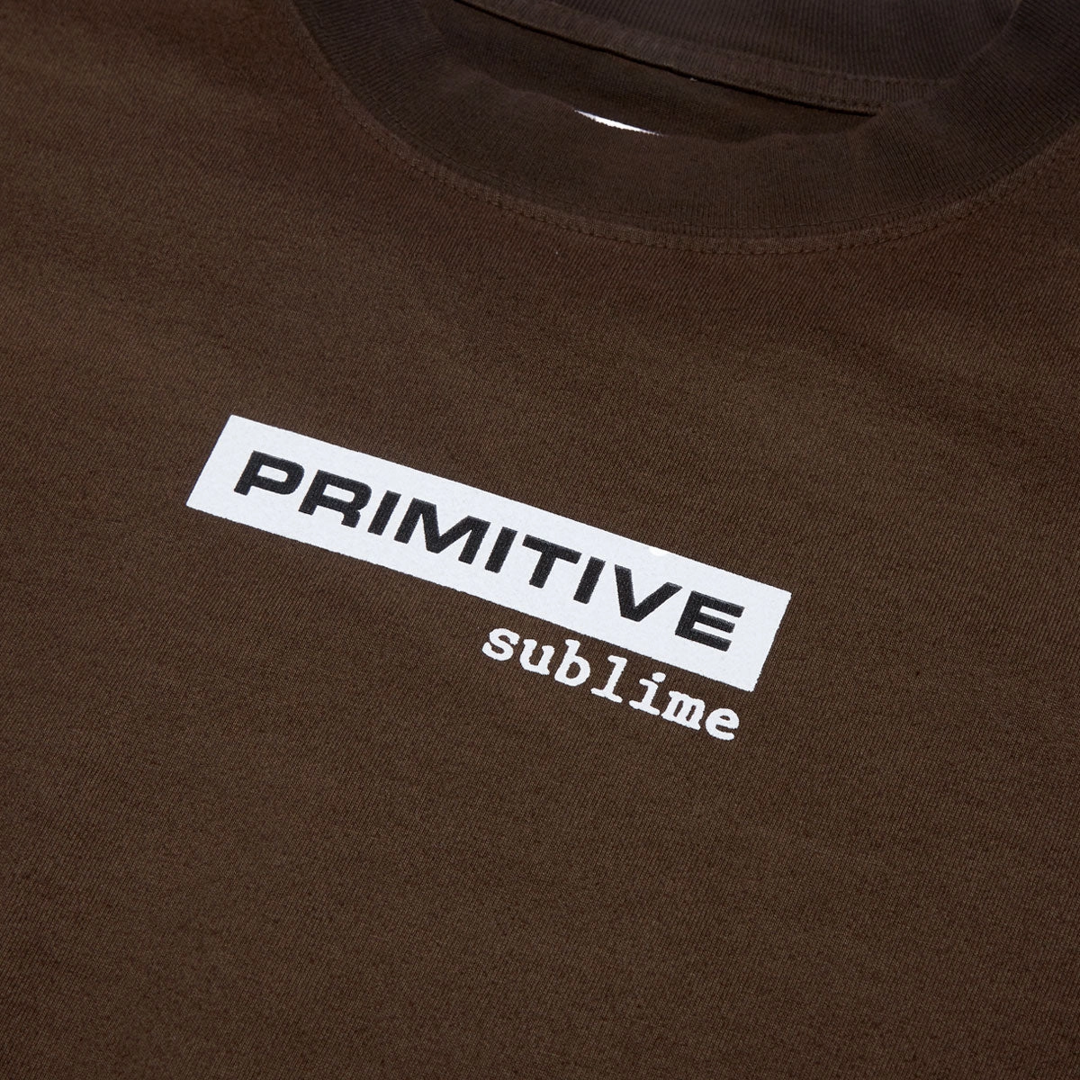 Primitive x Sublime Dirty P T-Shirt - Brown Soft Fabric