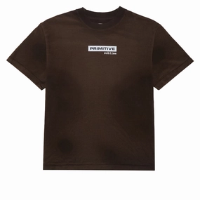 Primitive x Sublime Dirty P T-Shirt - Brown Stylish Wear Seasonal Fashion