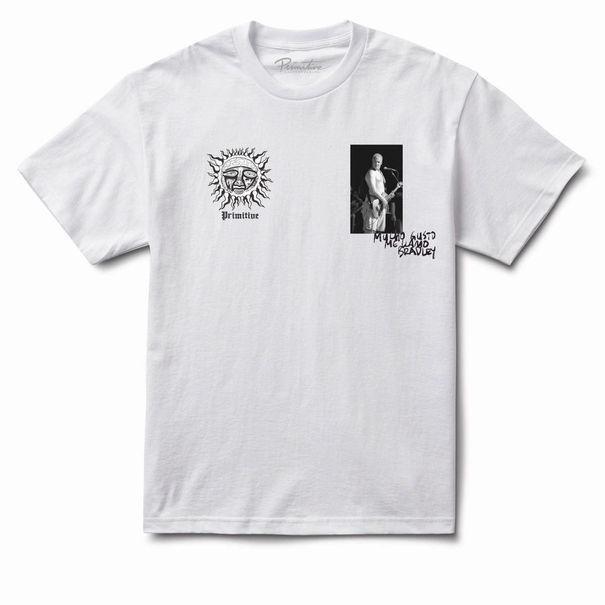 Primitive x Sublime Hello T-Shirt - White Bright Color Outdoor Style