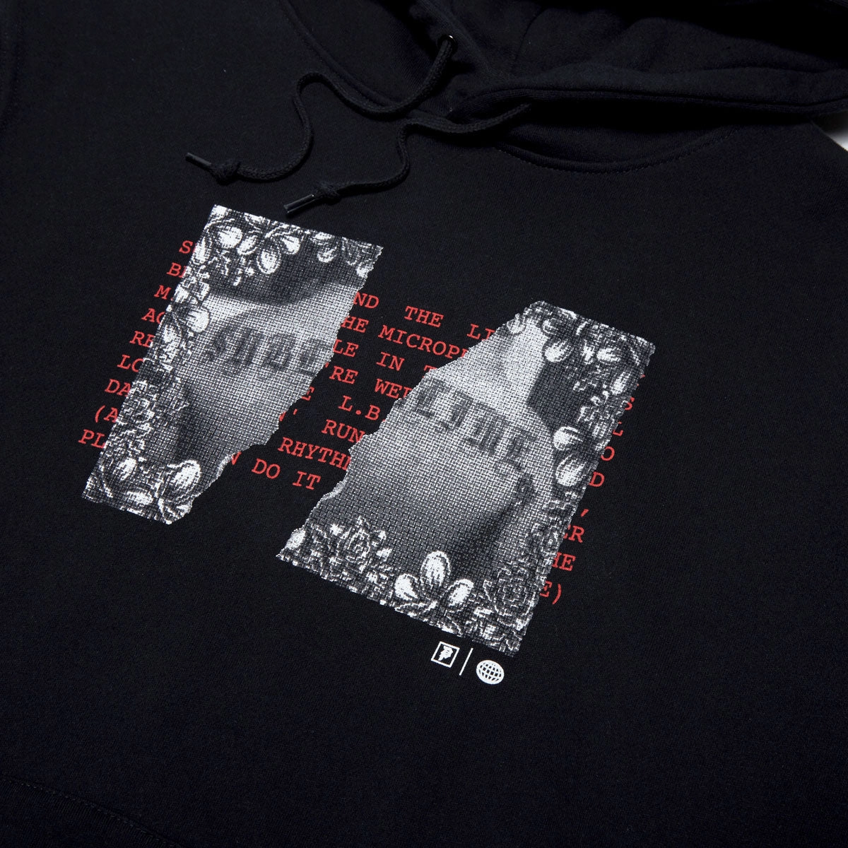 Primitive x Sublime Rhythm Hoodie - Black Animal Print