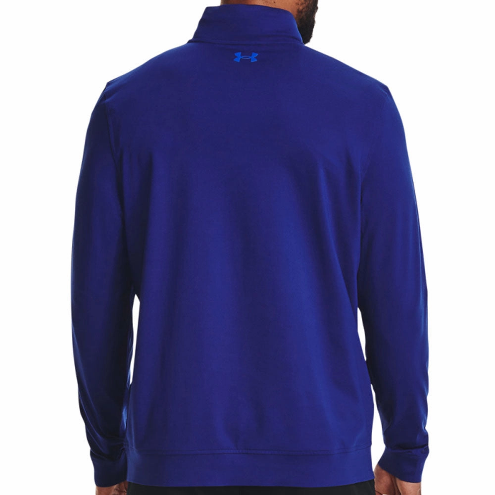 Cozy Fit Cozy And Warm Under Armour Storm Midlayer 1/2 Zip Sweater - Bauhaus Blue
