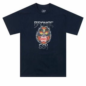 Bronze 56k Beast T-Shirt - Navy Casual Fit