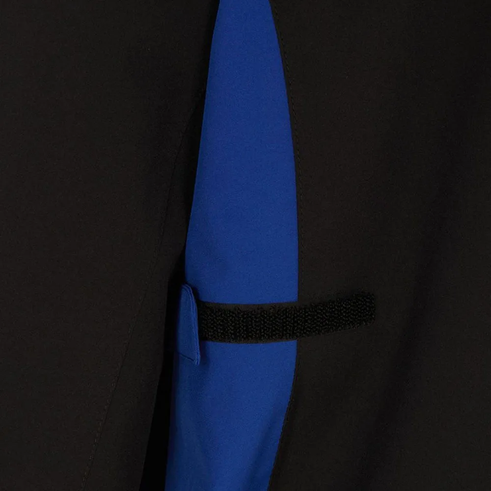 ProQuip Aqualite Waterproof Rain Jacket - Black/Royal Hiking Trail Outfit