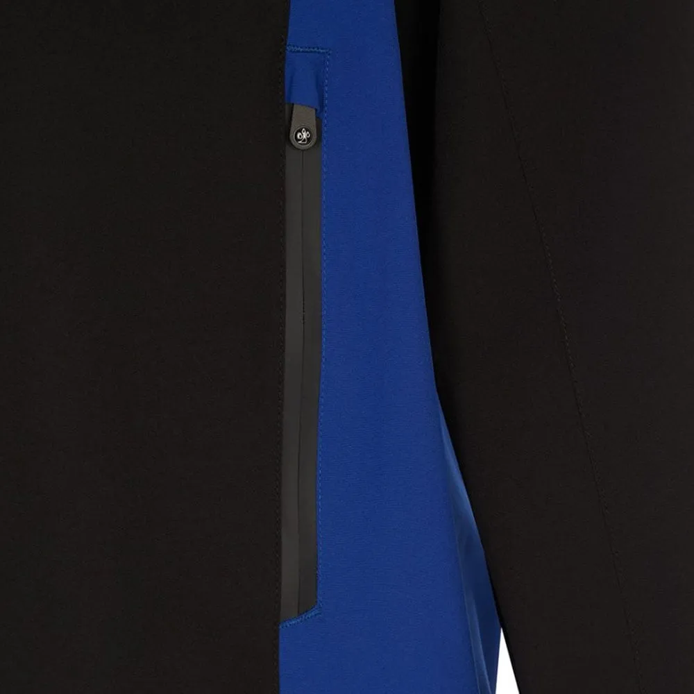 ProQuip Aqualite Waterproof Rain Jacket - Black/Royal Transitional Layer