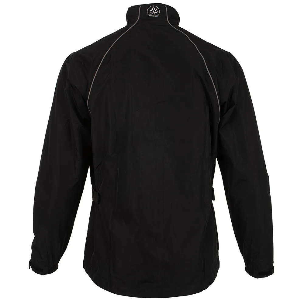 ProQuip Aquatec Waterproof Jacket - Black/Grey Hypoallergenic Fabric Blend