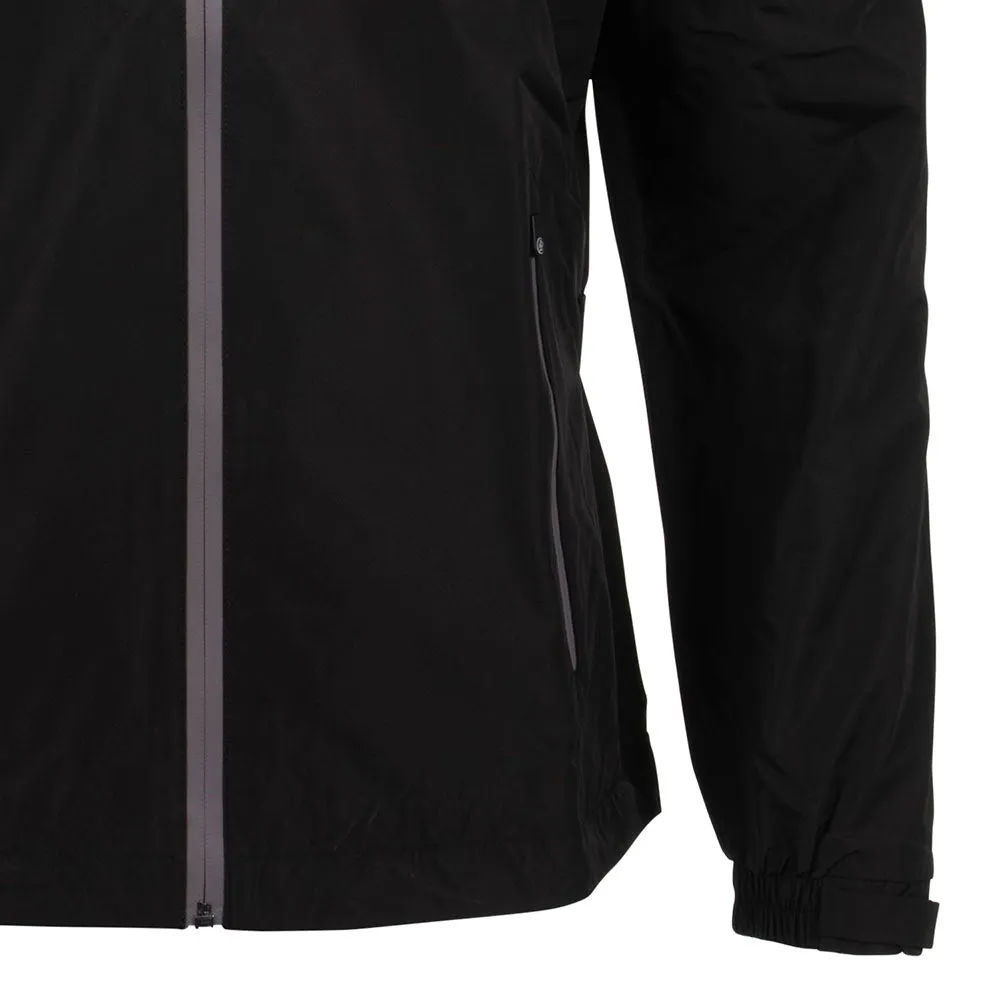 Easy Comfort Hidden Zipper ProQuip Aquatec Waterproof Jacket - Black/Grey