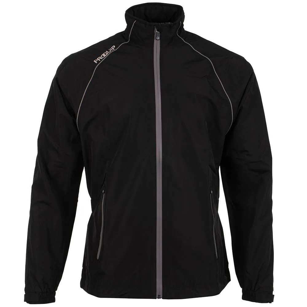 Army Style Comfort Fit Cut ProQuip Aquatec Waterproof Jacket - Black/Grey
