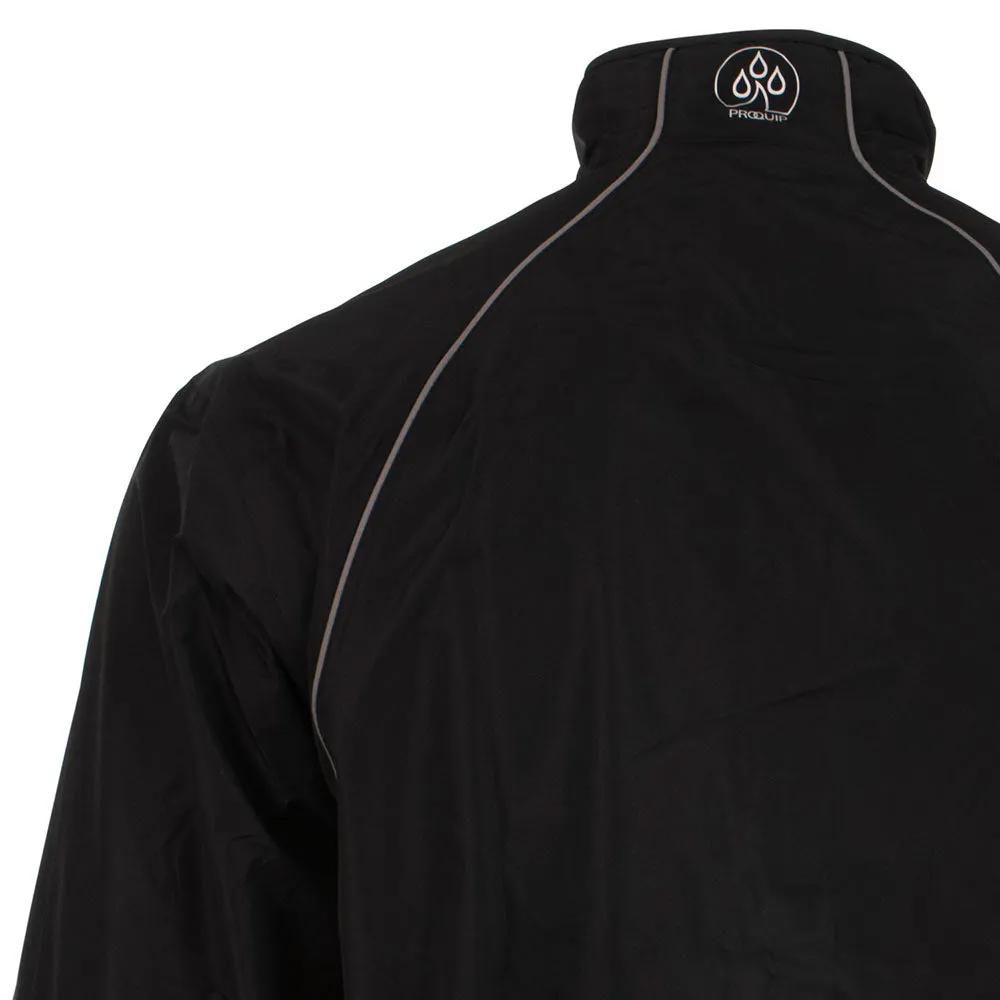 MagneticClosureSystem ProQuip Aquatec Waterproof Jacket - Black/Grey