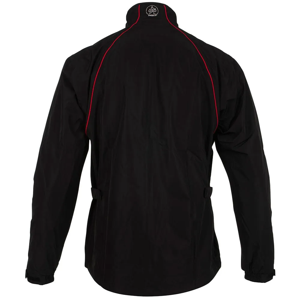 ProQuip Aquatec Waterproof Jacket - Black/Red Midweight Layer