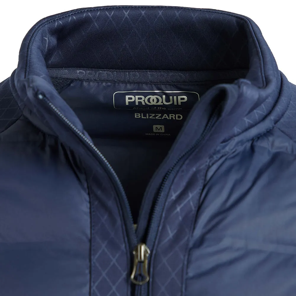 ProQuip Blizzard Quilt Puffer Jacket - Navy Compact Layer Layered Cuff System