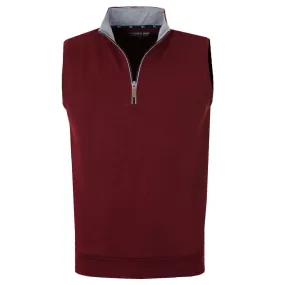 alloy loyalty ProQuip Breeze 1/2 Zip Windproof Pullover Vest - Wine