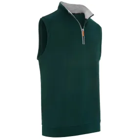 ProQuip Breeze Half Zip Jersey Slipover Vest - Green Tear Resistant Fabric Hiking wear