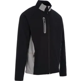 Odor Resistant Lining Roll Up Storage Design ProQuip Gents Pro Tech Long Sleeve Wind Jacket - Black/Grey