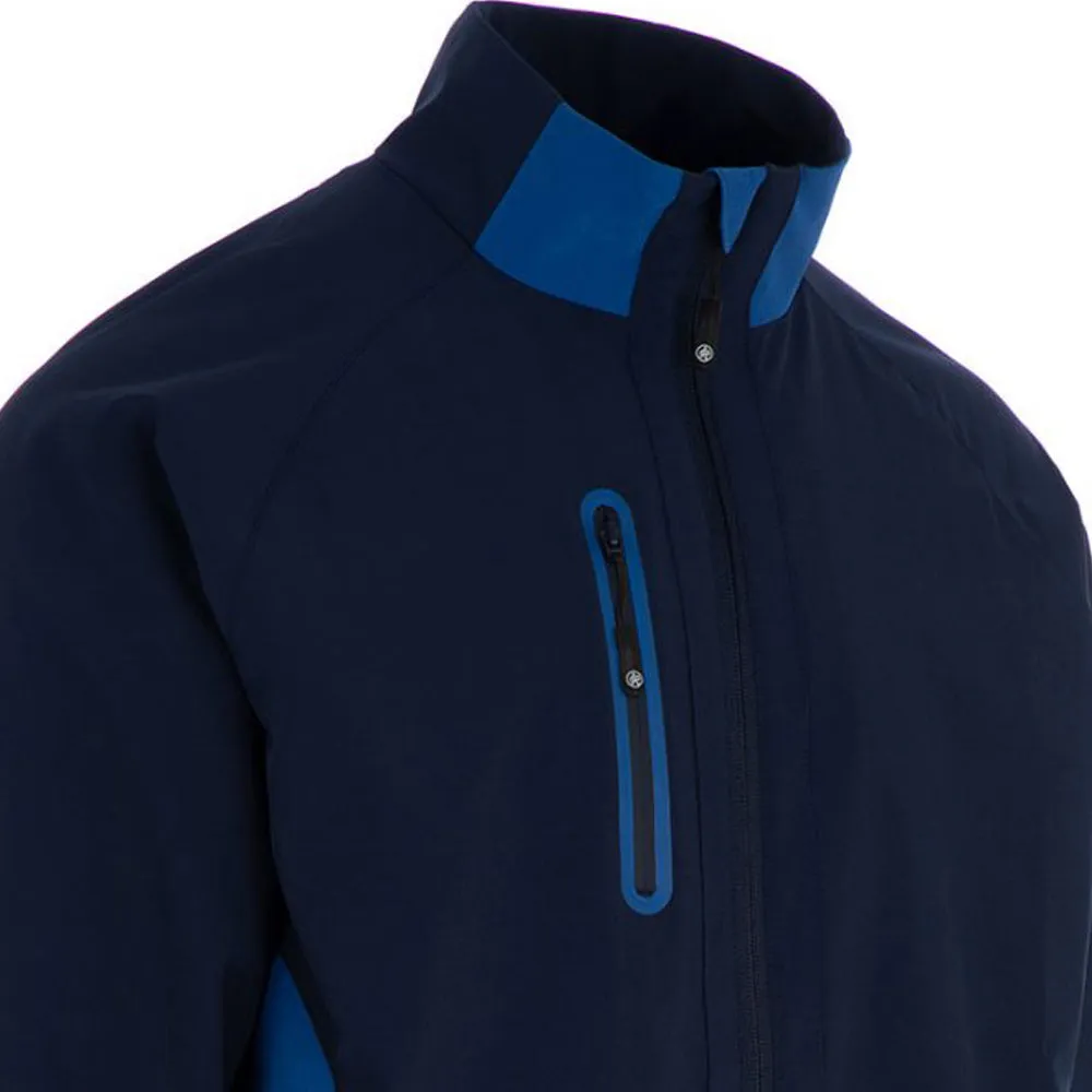 ProQuip Gents Pro Tech Long Sleeve Wind Jacket - Navy/Royal Essential Fit Reinforced Seams