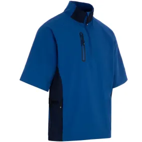 Ergonomic Silhouette ProQuip Gents Pro Tech Short Sleeve Wind Jacket - Royal/Navy