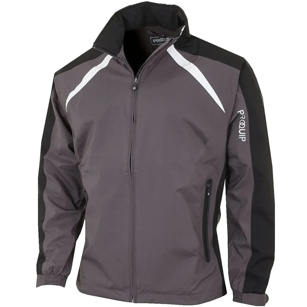 Lightweight Packability ProQuip Golf Trophy Waterproof Jacket - Grey