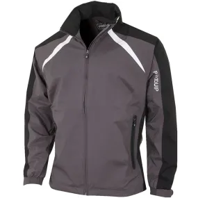 ProQuip Golf Trophy Waterproof Jacket - Grey Organic Cotton Blend