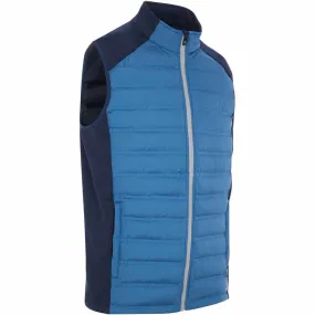 ProQuip Helm Quilt Gilet - Navy/Mid Blue Non Irritating Seam Finish diameter