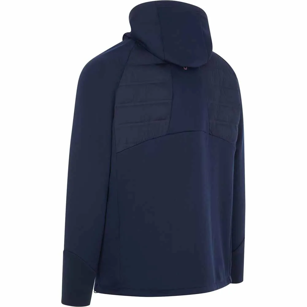 ProQuip Helm Quilt Hooded Jacket - Navy Abrasion Resistant Fabric