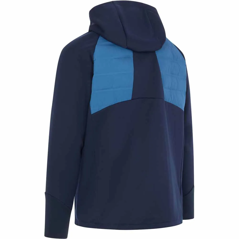 SoftshellTexture ProQuip Helm Quilt Hooded Jacket - Navy/Mid Blue