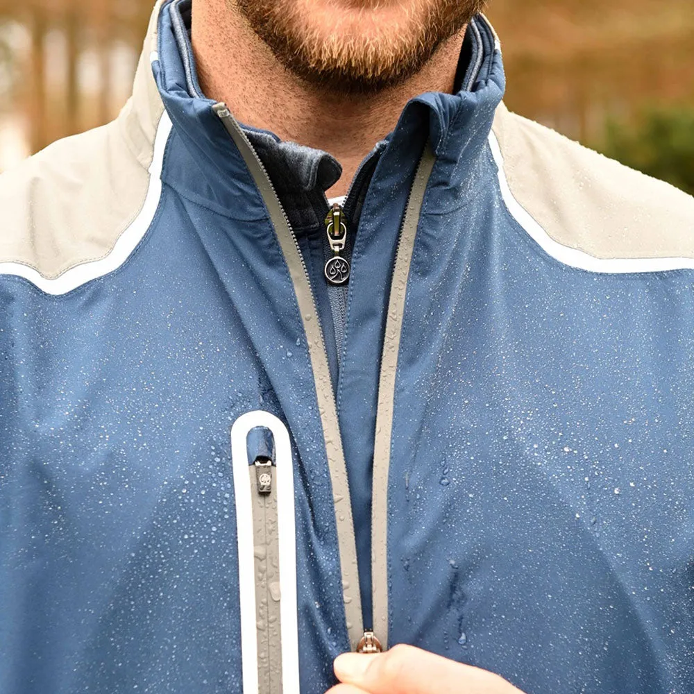UV Protection Finish ProQuip Stormforce Pro PX8 Waterproof Jacket - Blue/Grey