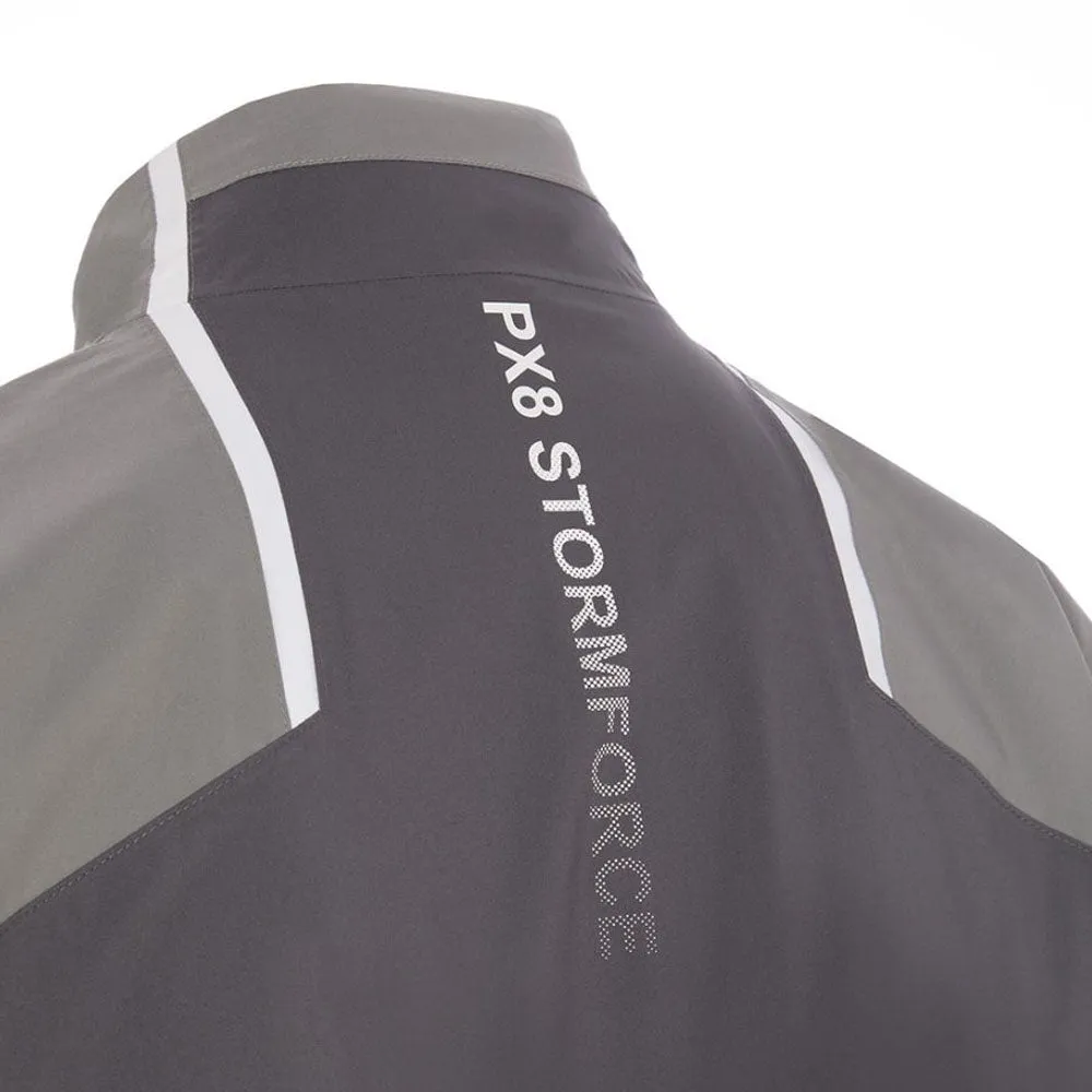 Fade Resistant Dye Method ProQuip Stormforce Pro PX8 Waterproof Jacket - Grey