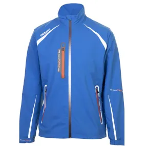 Fire Retardant Treated Fabric Proquip Stormforce Px6 Pro Waterproof Golf Jacket - Blue/Orange